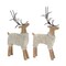 Melrose Set of 2 Reindeer with Sweater Christmas Tabletop Figurines 12"